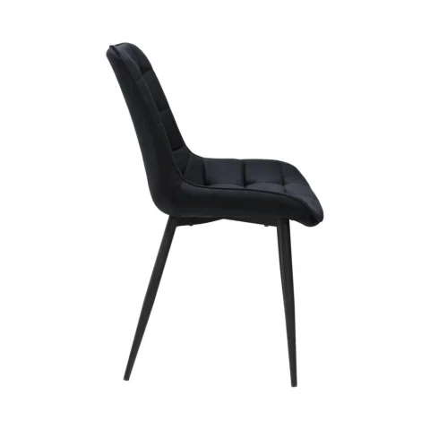 Scaune 6 bucăți Negru — imagine 3