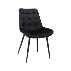 Scaune 6 bucăți Negru