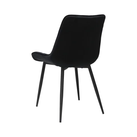 Scaune 6 bucăți Negru — imagine 2