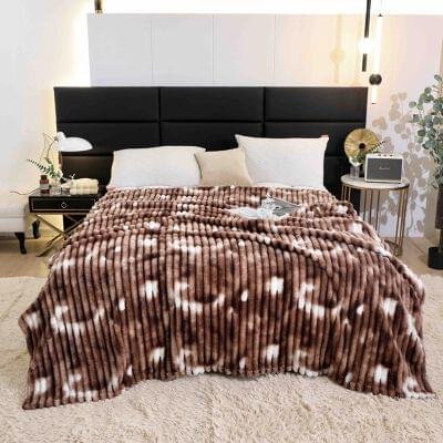 Pătură Pufoasă Cocolino 200 × 230 cm,Maro — imagine 3