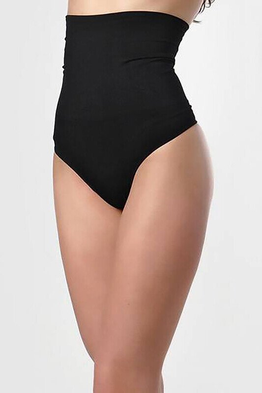 Corset Modelator Damă cu Tanga,Negru