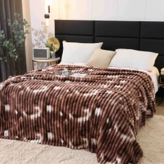 Pătură Pufoasă Cocolino 200 × 230 cm,Maro