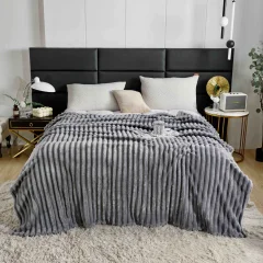 Pătură Pufoasă Cocolino 200 × 230 cm,Gri Deschis