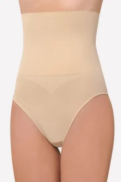 Corset Modelator Damă cu Chilot Clasic, Bej