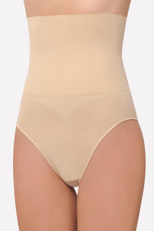Corset Modelator Damă cu Chilot Clasic, Bej