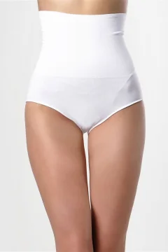 Corset Modelator Damă cu Chilot Clasic,Alb