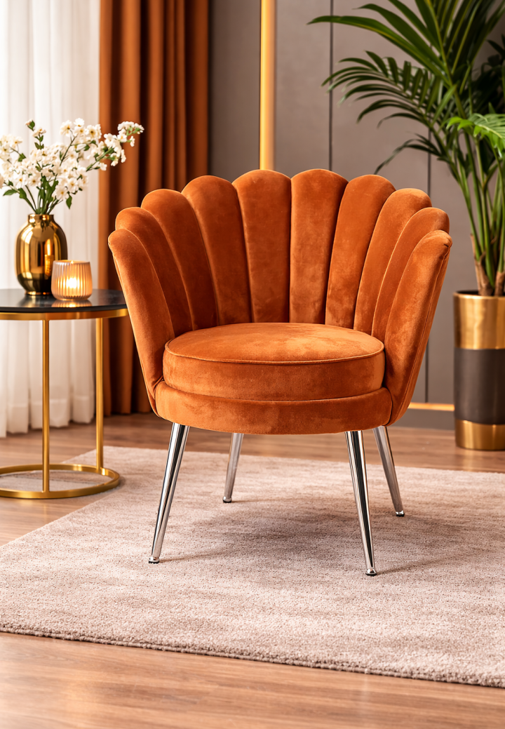 Fotoliu Marina Cărămiziu Premium