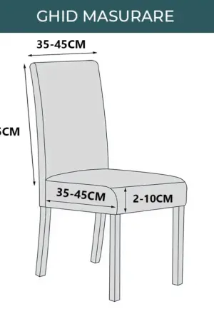 Huse Scaun din Catifea Set 6 Bucăți, Roz