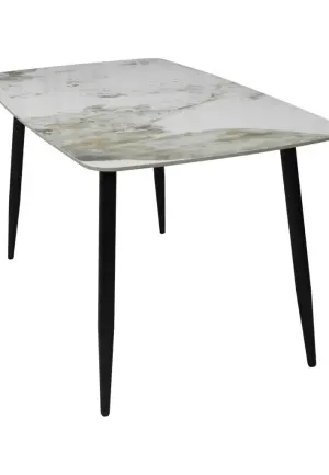 Masă Atlas cu Figură din Marmură