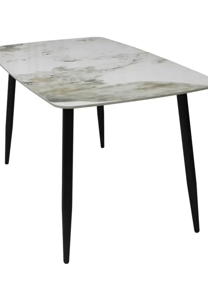 Masă Atlas cu Figură din Marmură