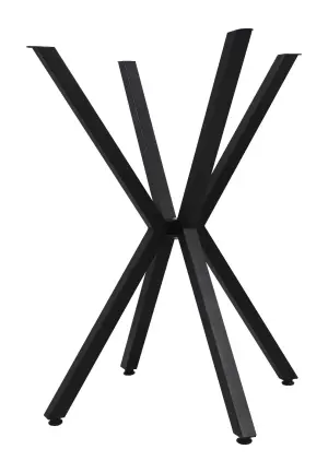 Masă Pătrată Artex Negru Marmorat