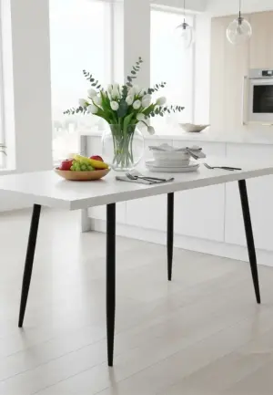 Masă extensibilă Lisabona Albă