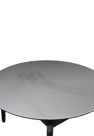 Masă Arhus Negru Rotundă Extensibilă