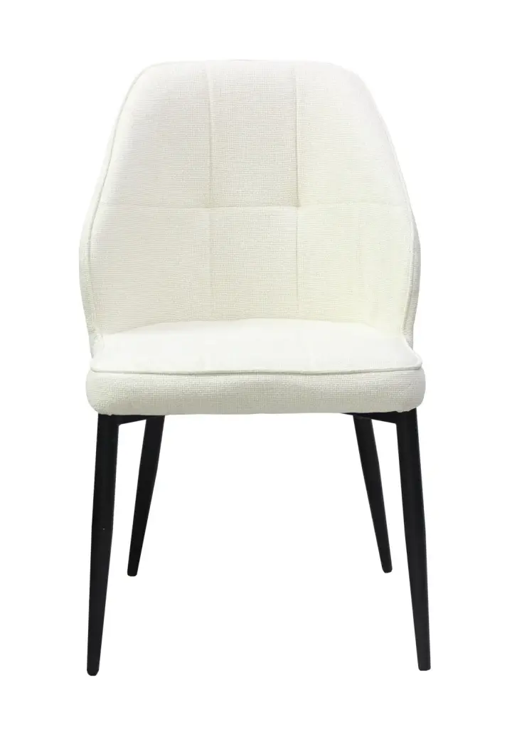 Scaun Velto Crem din Material Textil