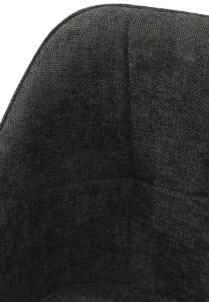 Scaun Velto Negru din Material Textil