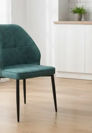 Scaun Velto Turcoaz din Material Textil