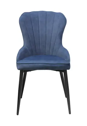 Scaun Linea Albastru Catifea Babyface