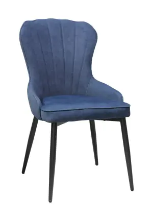 Scaun Linea Albastru Catifea Babyface