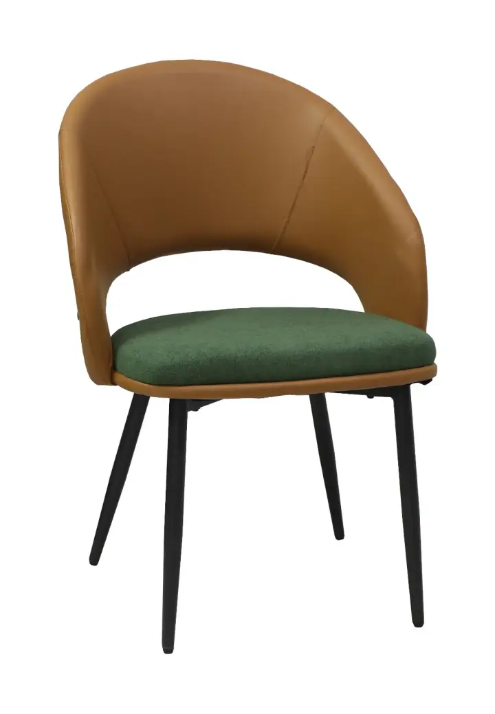 Scaun Magnus Maro Verde Piele Ecologică, Textil