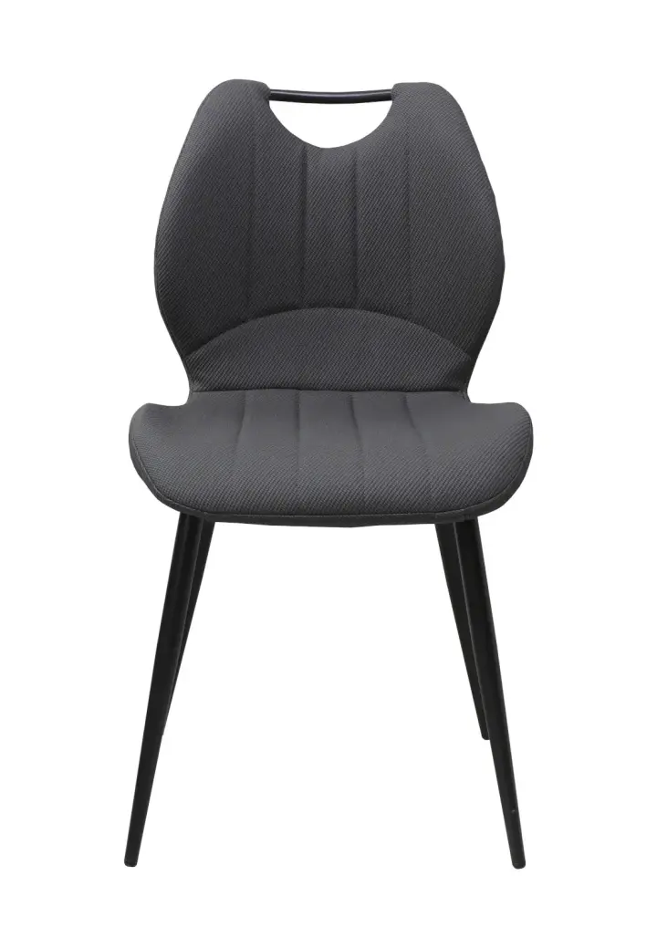 Scaun Topra Gri Inchis Piele Ecologică, Textil