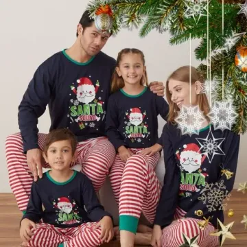 Pijamale de familie Craciun