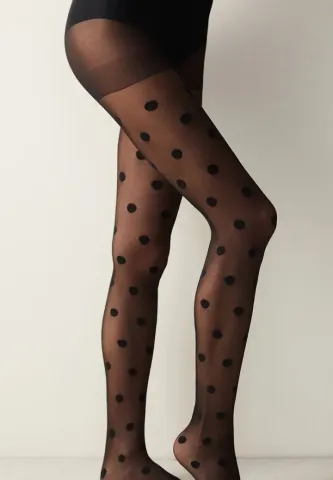 Dres Penti Big Dots 30 DEN Negru – Buline Mari pentru Ținute Chic