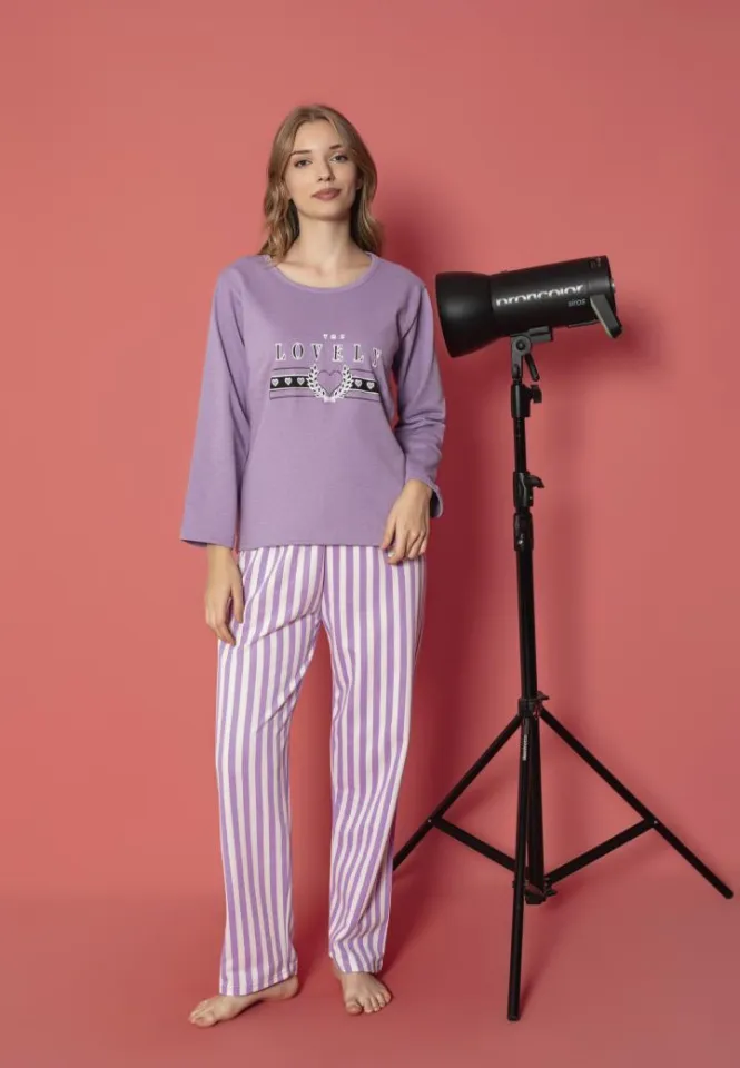 Pijama damă mâneci lungi pentru relaxare – Lovely
