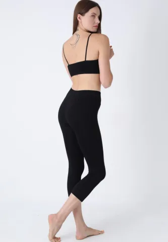 Colanți Femei Trei Sferturi – Ideal pentru Sport și Relaxare hover