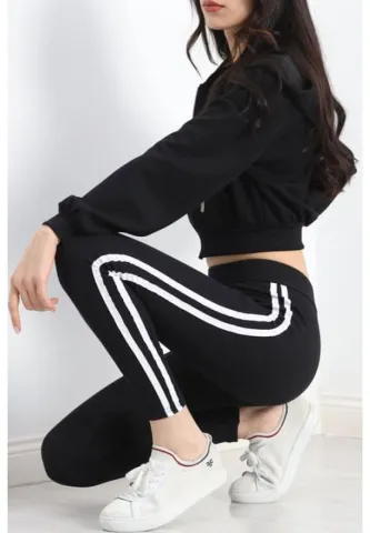 Colanți Damă Călduroși – Design Elegant cu Dungi