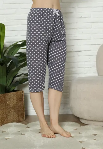Pantaloni Damă trei sferturi gri închis – Design modern și relaxare garantată hover