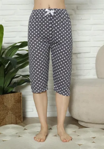 Pantaloni Damă trei sferturi gri închis – Design modern și relaxare garantată