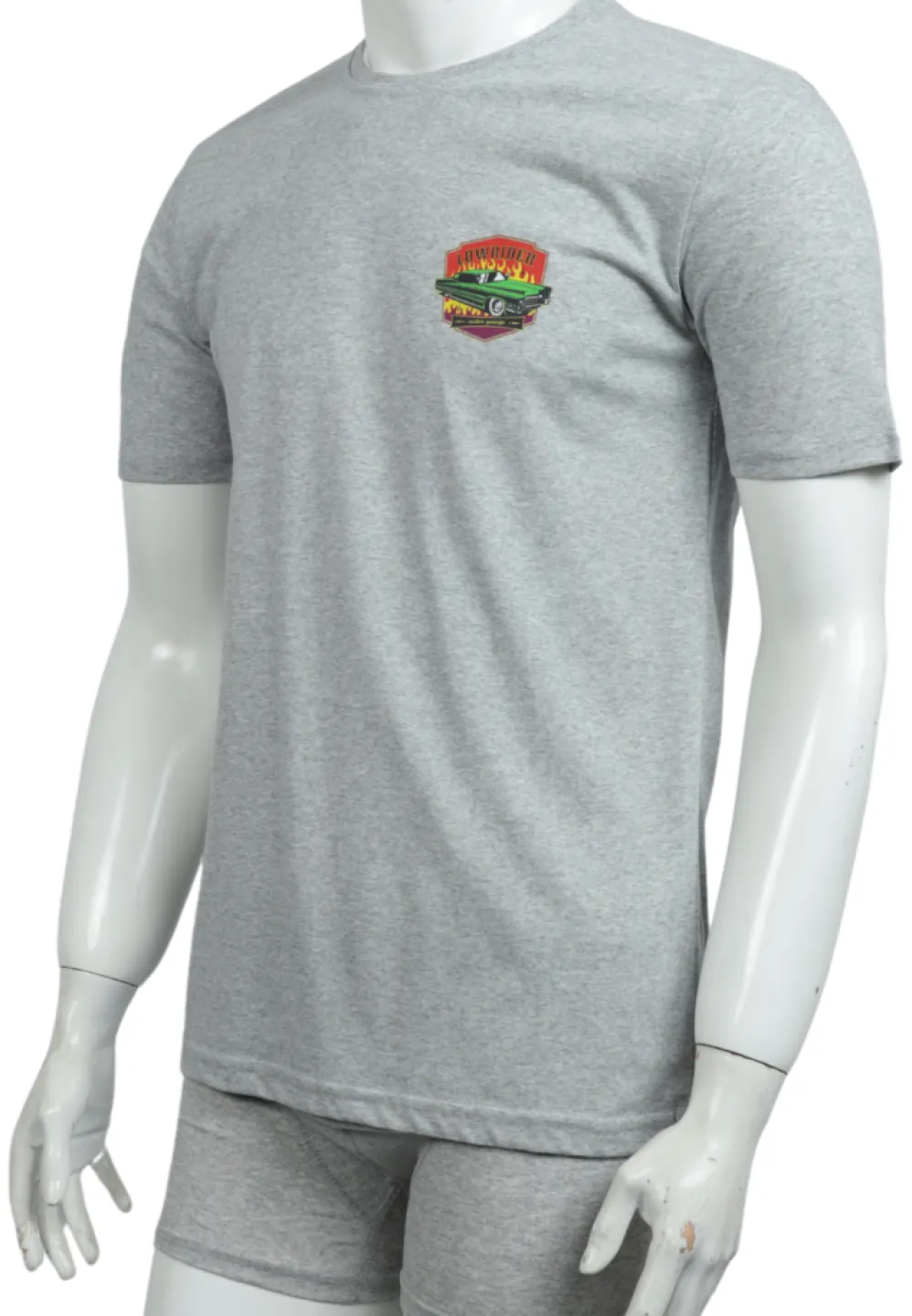 Tricou bărbat – Lowrider design modern, gri - 1