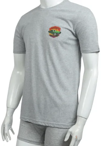 Tricou bărbat – Lowrider design modern, gri