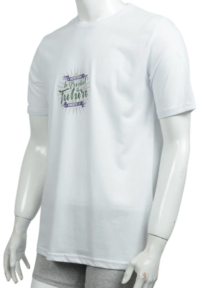 Tricou bărbat – design Best Way, culoare alb clasic