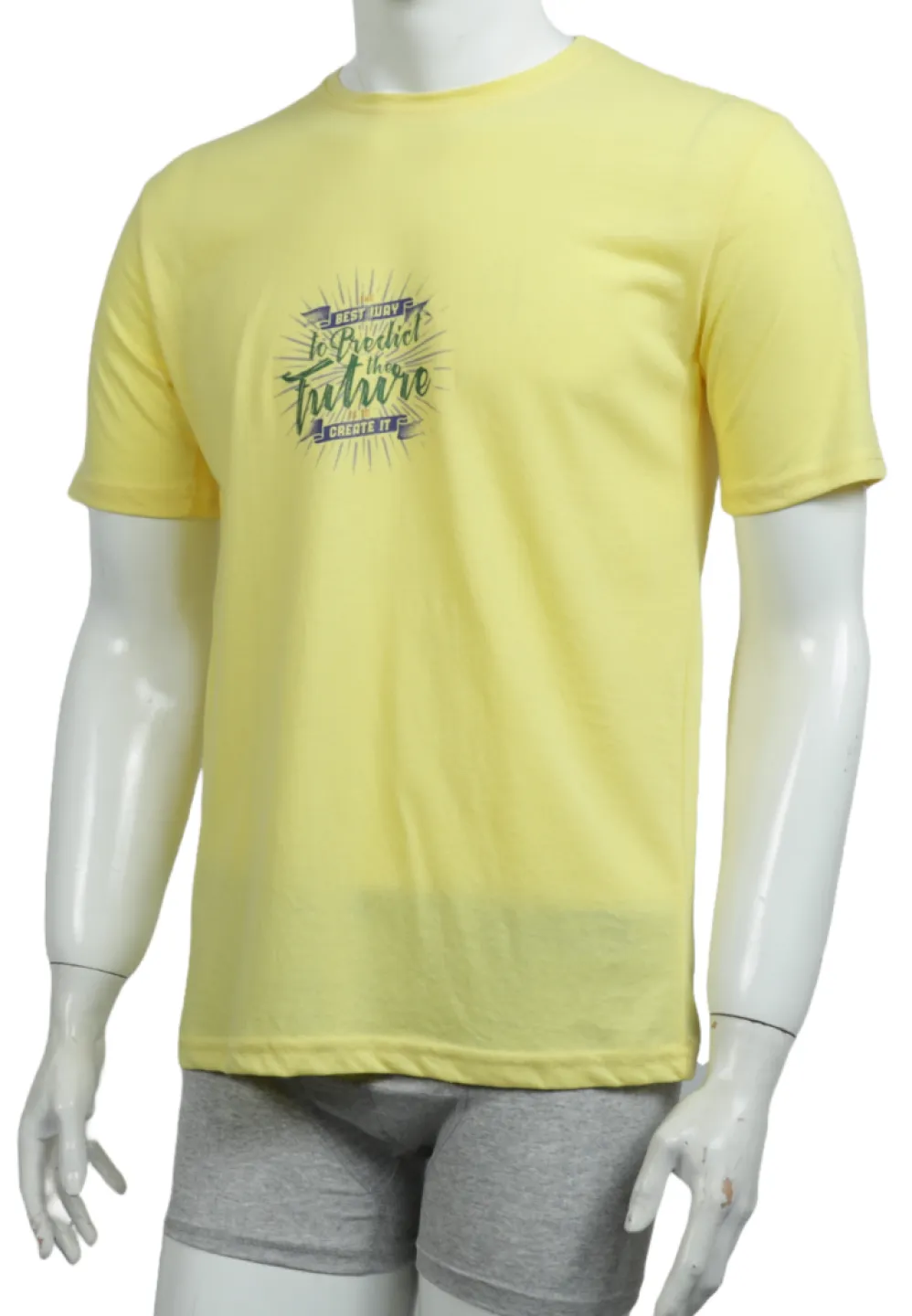 Tricou bărbat – design Best Way, culoare galben vibrant - 1