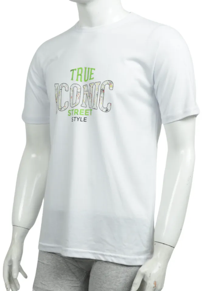 Tricou bărbat – design True Iconic, culoare alb clasic