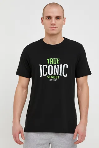 Tricou-barbat true Iconic Negru