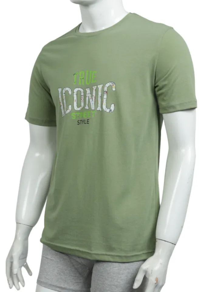 Tricou bărbat – design True Iconic, culoare verde vibrant