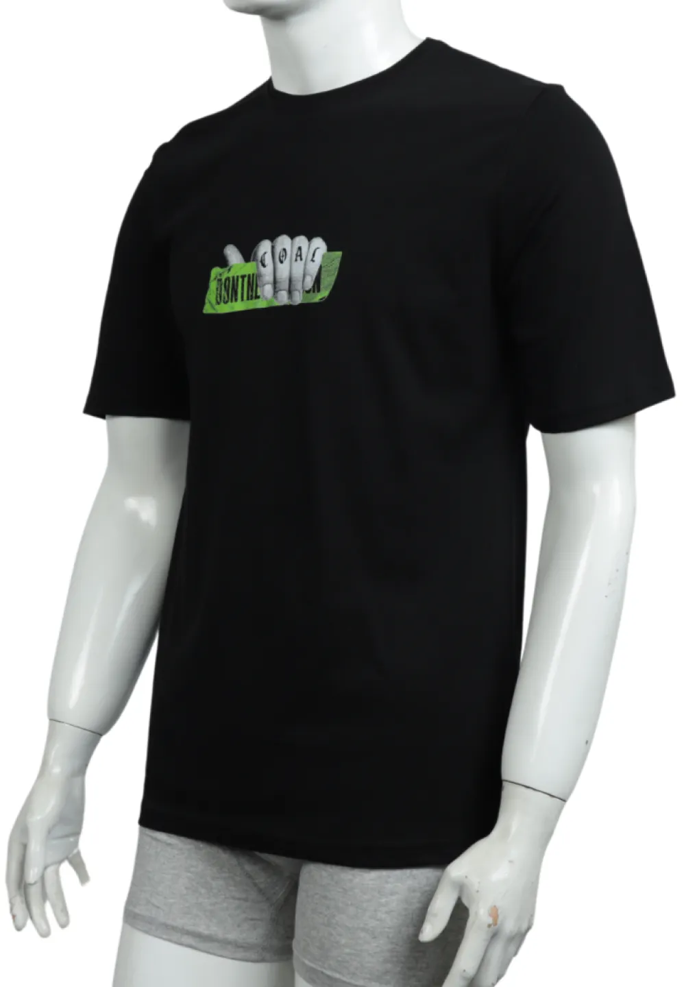 Tricou bărbat – design Coal, culoare negru clasic - 1