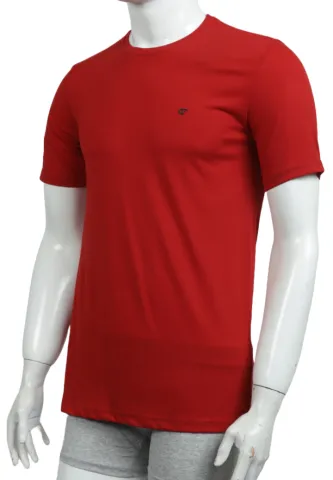 Tricou bărbat – design Basic, culoare roșu vibrant
