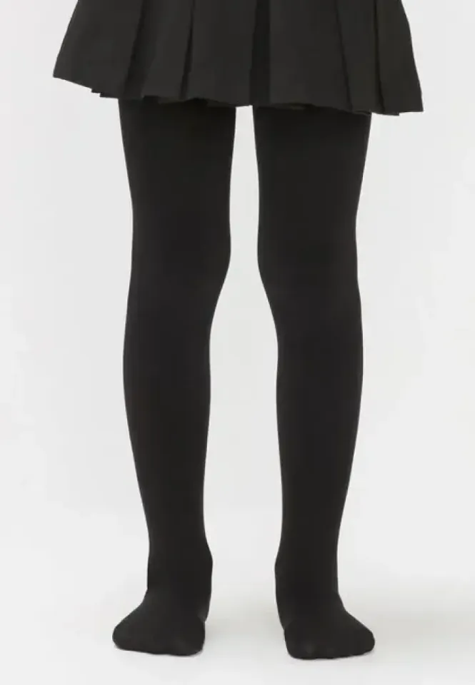 Dres Penti Negru Extra Cotton 90DEN, Fete