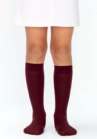 Sosete elegante fete, Micro 40 Den, Mat, culoare bordo