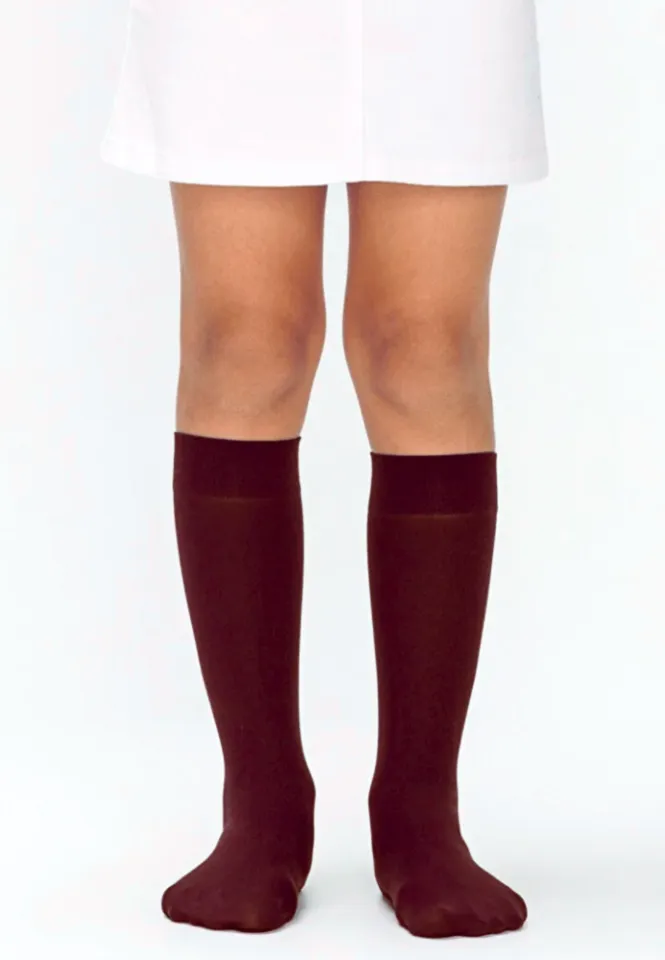 Sosete elegante fete, Micro 40 Den, Mat, culoare bordo