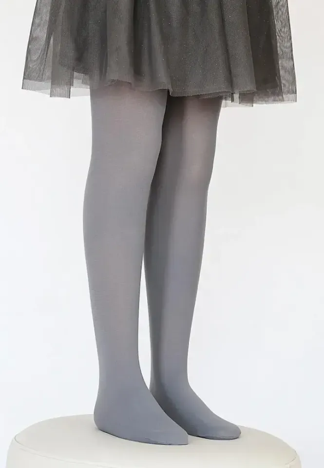 Dres elegante fete, Micro 40 Den, culoare gri