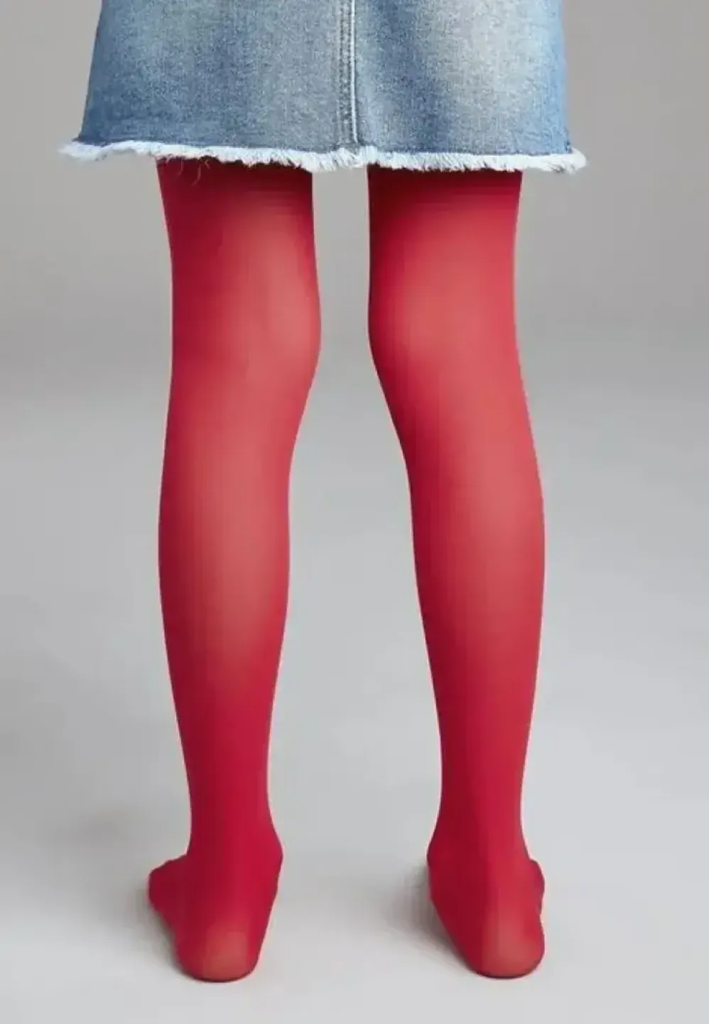 Dres elegante fete, Micro 40 Den, culoare roșu - 2
