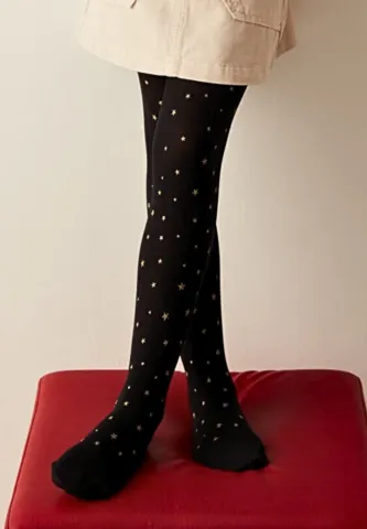 Dres elegante fete, Sim Star 40 Den, culoare negru hover