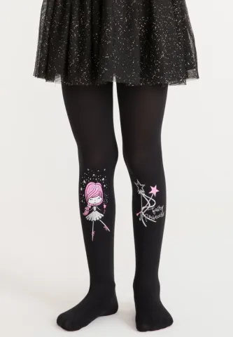 Dres elegante fete, Dream Fairy 40 Den, culoare negru