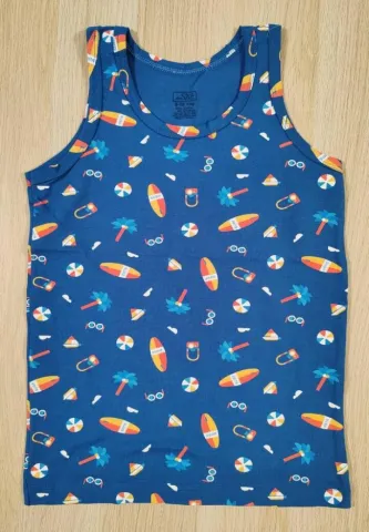Maiou confortabil băieți – Bleumarin, design Summer