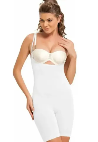 Corset modelator Bodylife fără cusături-Alb