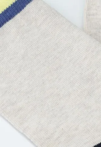 Șosete Dama Colorate din Bumbac Organic cu Model Inimioară hover